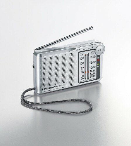 FM／AMラジオ 2バンドレシーバー シルバー RF-P155-S(1コ入)