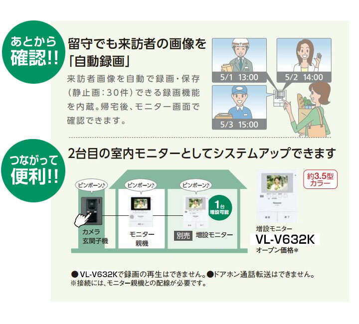 【楽天市場】パナソニックオペレーショナルエクセレンス Panasonic テレビドアホン VL-SE30XL | 価格比較 - 商品価格ナビ