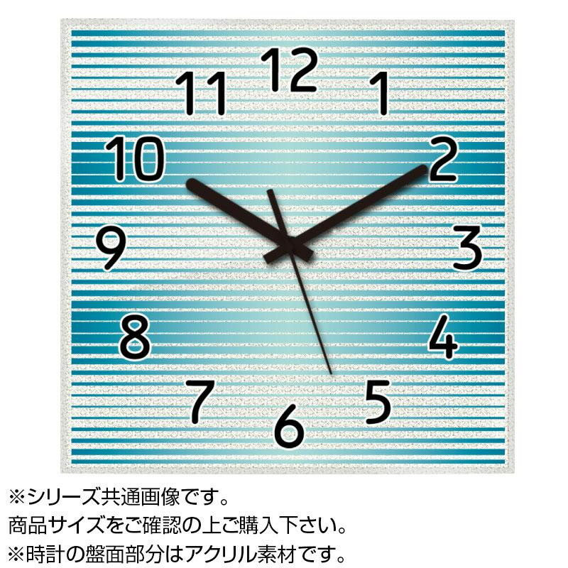 楽天市場 コモライフ Myclo マイクロ 壁掛け時計 アクリル素材 クリア 四角 30cm ボーダー 青 ブルー Com928 価格比較 商品価格ナビ