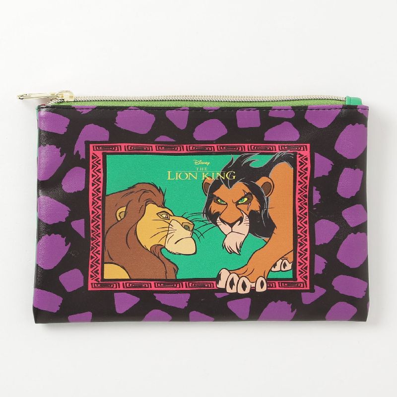 楽天市場 スモール プラネット ディズニーライオンキンググッズ フラットポーチ ムファサ スカー 価格比較 商品価格ナビ