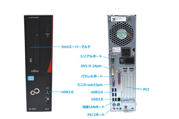 公式の 値下げしますFujitsu Esprimo D582/G i5 16Gb デスクトップ型PC 