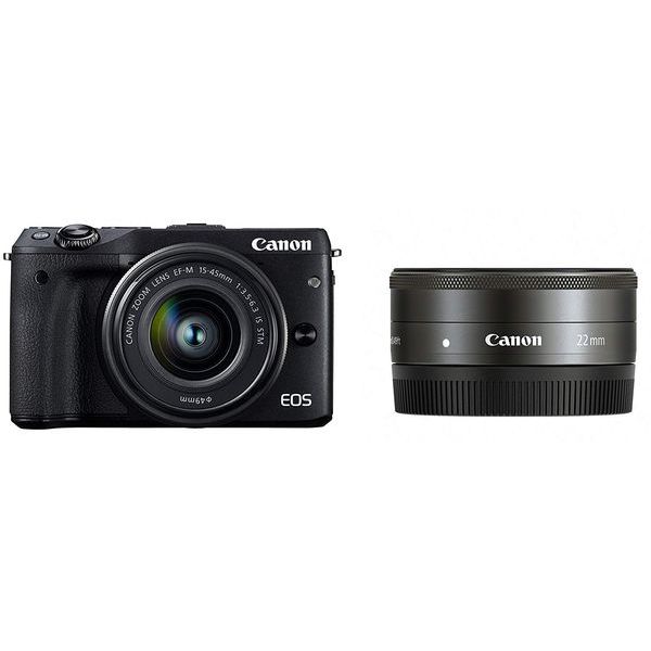 楽天市場 キヤノン Canon Eos M3 Wレンズキット2 Bk 価格比較 商品価格ナビ