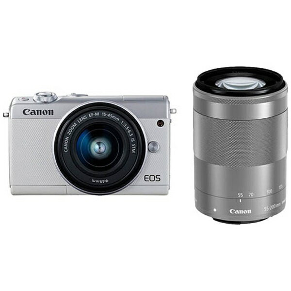 楽天市場】キヤノン Canon EOS M100 Wズームキット WH | 価格比較 