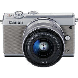 楽天市場】キヤノン Canon EOS M100 Wズームキット GY | 価格比較