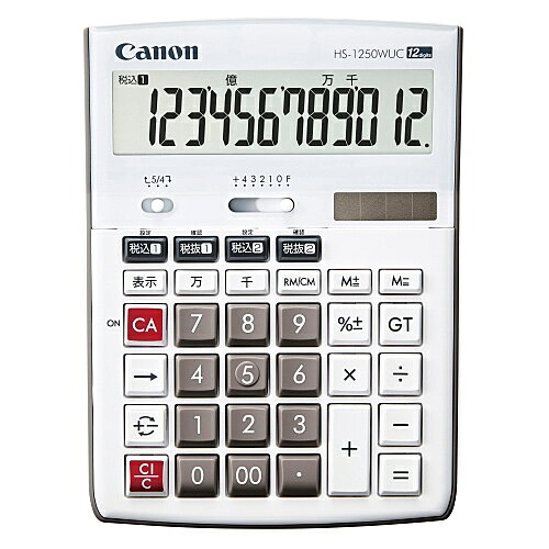 楽天市場】キヤノン Canon 電卓 HS-1220TUG | 価格比較 - 商品価格ナビ