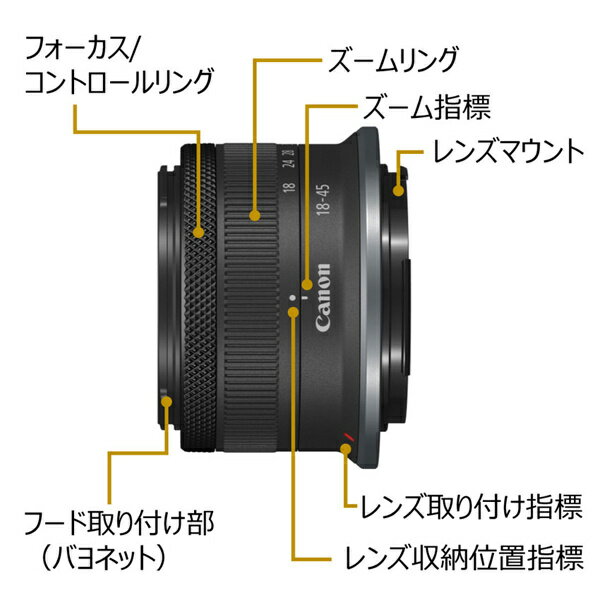 Canon 交換レンズ RF-S18-45F4.5-6.3 IS STM