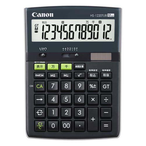 Canon 環境配慮電卓 HS-1220TUB