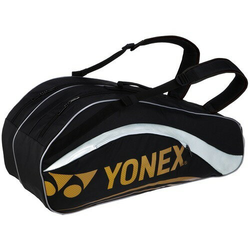 【楽天市場】ヨネックス ヨネックス ラケットバッグ6 リュック付 テニス6本用 ブラック*ゴールド BAG1612R(1コ入) | 価格比較