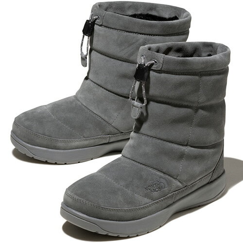 楽天市場 ゴールドウイン ノースフェイス The North Face レディース スノーブーツ ヌプシブーティー Se レザー W Nuptse Bootie Leather グレー Nfw G 価格比較 商品価格ナビ