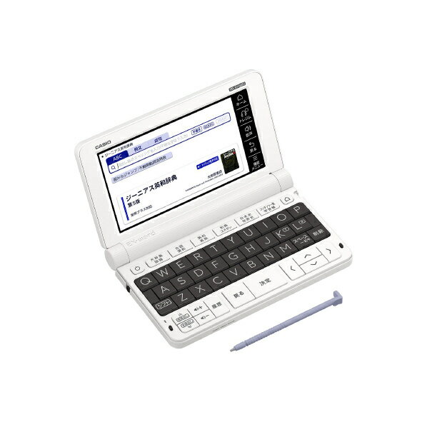新品　電子辞書 EX-word   ホワイト CASIO XD-SV4000 電子ブックリーダー 【送料無料（一部地域を除く）】