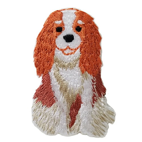 楽天市場 ベストエバージャパン かわいい犬 モチーフの刺繍ワッペン キャバリア 価格比較 商品価格ナビ