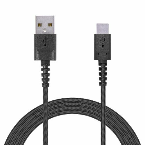 エレコム 高耐久 断線しにくい USBケーブル タイプC 2.0m ブラック MPA-ACS20NBK(1コ)