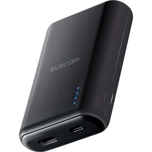 楽天市場】エレコム ELECOM モバイルバッテリー DE-C16L-10050BK