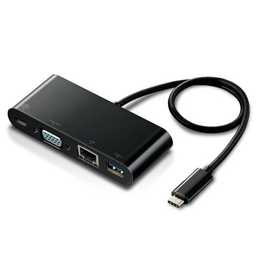 【楽天市場】エレコム エレコム USB Type-C ドッキングステーション PD対応 充電 USB3.1 ブラック DST-C10BK(1個