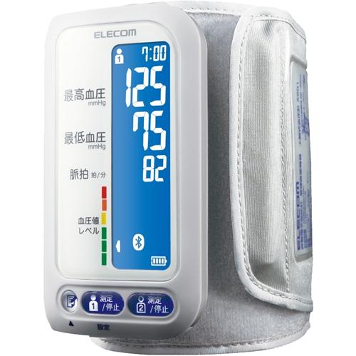 エレコム 血圧計 上腕式 デジタル 自動計測 充電式 Bluetooth HCM-AS01BTWH(1台)