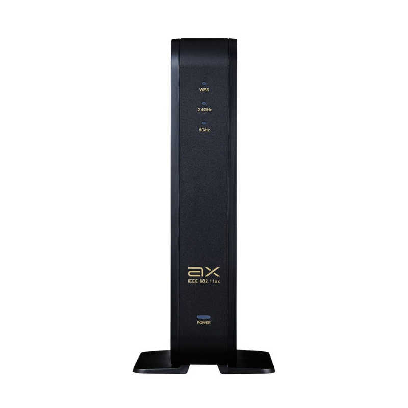 エレコム 無線LANルーター Wi-Fi6 親機 4803+573Mbps ブラック WRC-X5400GS-B(1台)