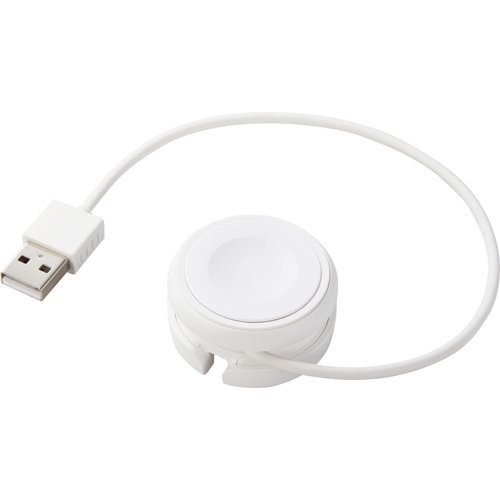 エレコム アップルウォッチ 充電ケーブル 巻き取りタイプ Apple正規認証品 MPA-AWMWH(1個)