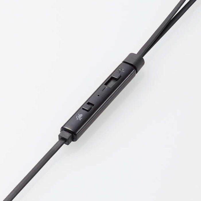 エレコム ヘッドセット イヤホン インナーイヤー 3.5φ4極 両耳 カナル HS-EP17TBK(1個)