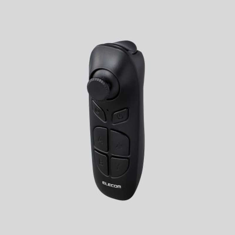 エレコム Bluetoothリモコン VR用 iOS・Android対応 収納袋付 ブラック JC-VRR05BK(1個)