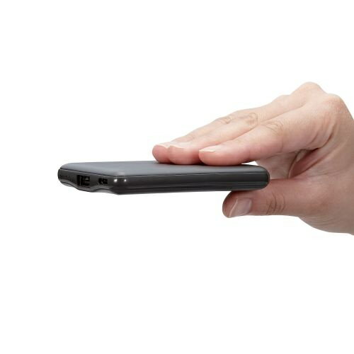 エレコム モバイルバッテリー  Type-C 5000mAh 12w 充電器 iPhone ダークグレー(1個)