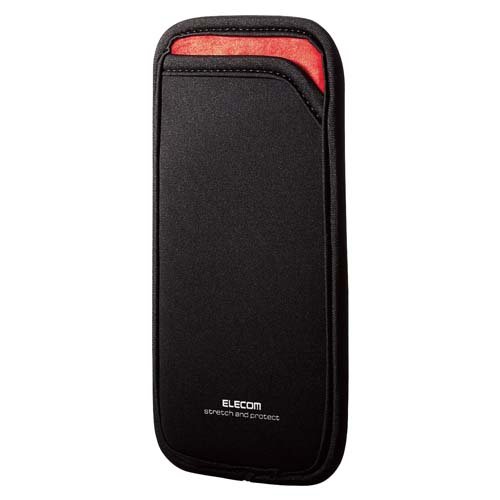 ELECOM スマートフォン用スリップインポーチ/Sサイズ P-04SNCBK