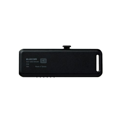ELECOM 外付けポータブルSSD ESD-EMB1000GBK