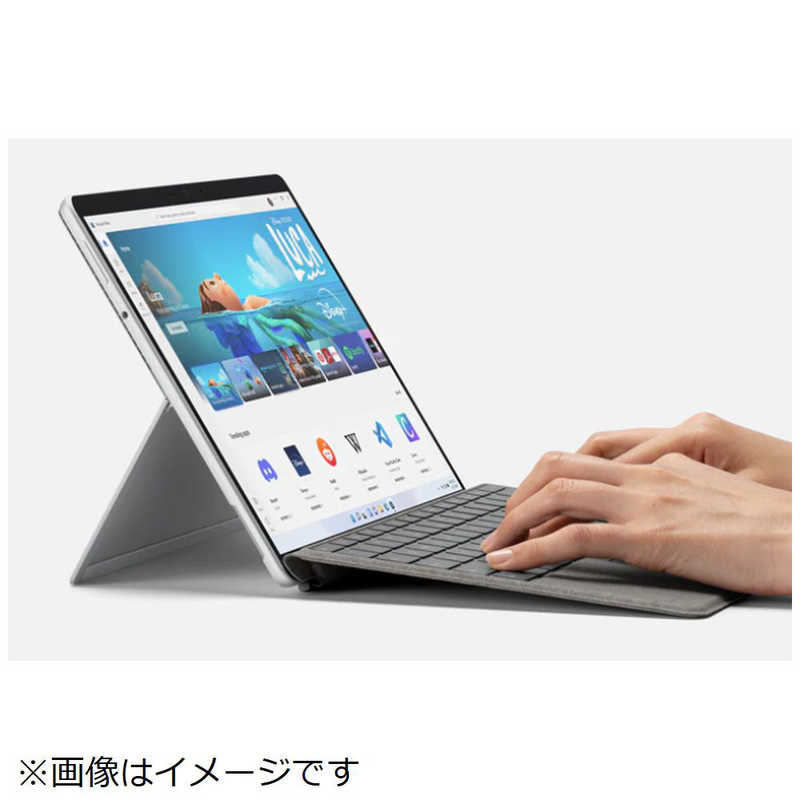 Microsoft Surface Pro Signature キーボード 日本語 8XA-00079 Pro8/X用 プラチナ 福岡筑紫