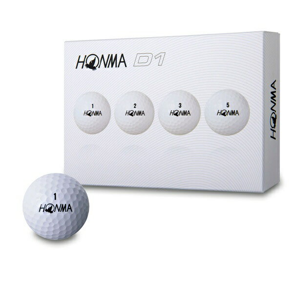 楽天市場 本間ゴルフ Honma ゴルフボール Honma New D1 ボール 1ダース 12球 ホワイト Bt年モデル 価格比較 商品価格ナビ