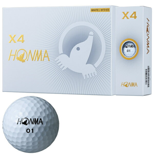 楽天市場 本間ゴルフ 本間ゴルフ Honma Bt ゴルフボール X4 12球入り ホワイト 価格比較 商品価格ナビ