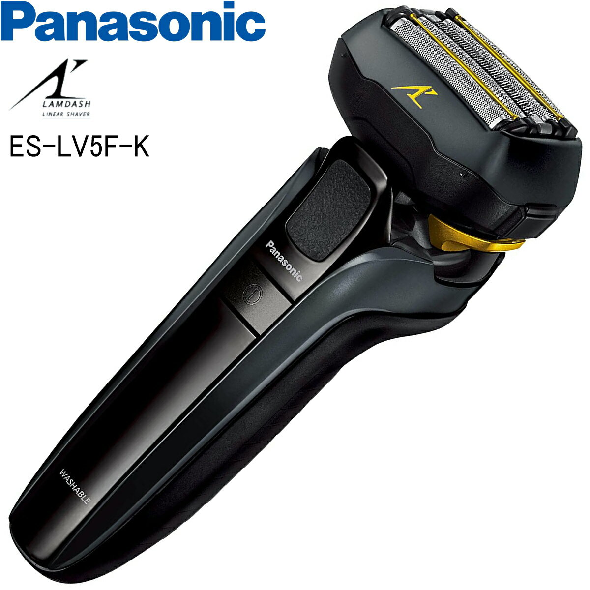休日 Panasonic リニアシェーバー ラムダッシュ 5枚刃 ES-LV5G-K 黒