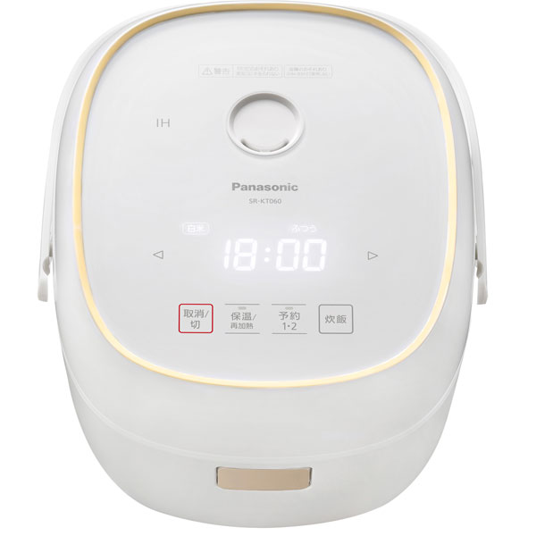 【楽天市場】パナソニックオペレーショナルエクセレンス Panasonic IHジャー炊飯器 SR-KT060-W （商品口コミ・レビュー