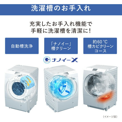 Panasonic ドラム式洗濯乾燥機 右開き マットホワイト NA-LX129AR-W