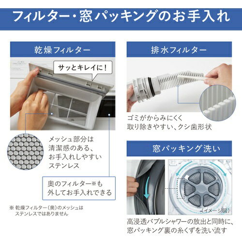 Panasonic ドラム式洗濯乾燥機 右開き マットホワイト NA-LX129AR-W