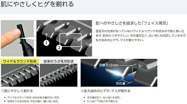 Panasonic ファーストフェイスシェーバー ER-GM40-K