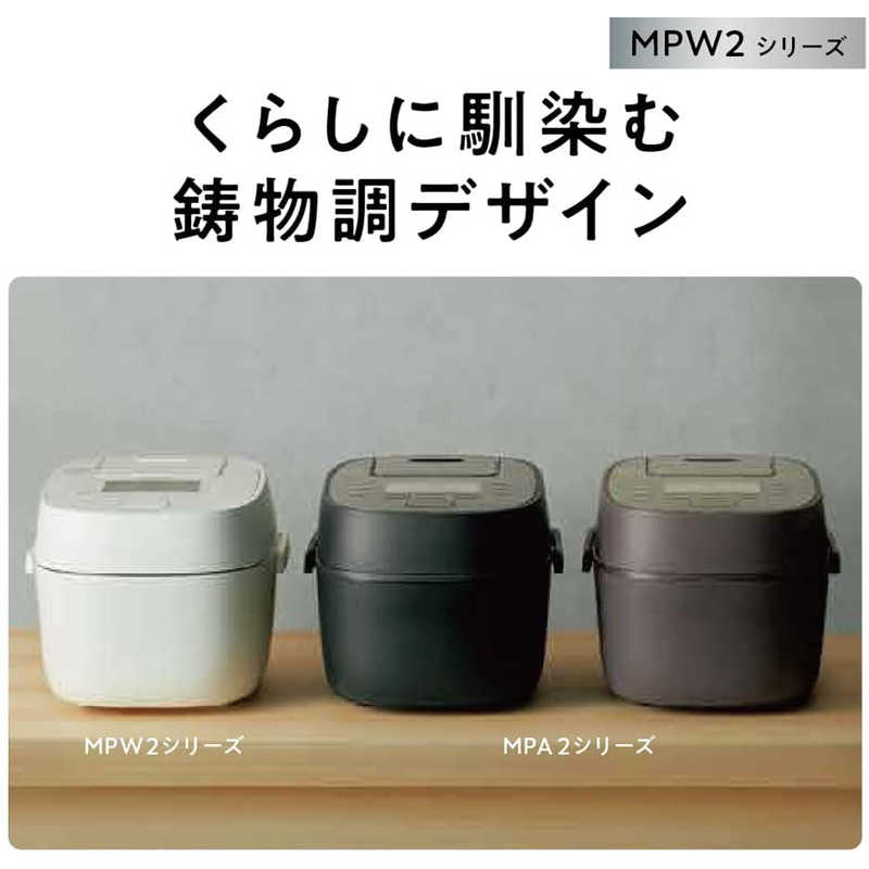 Panasonic 可変圧力IHジャー炊飯器 5.5合炊き SR-MPW102-W