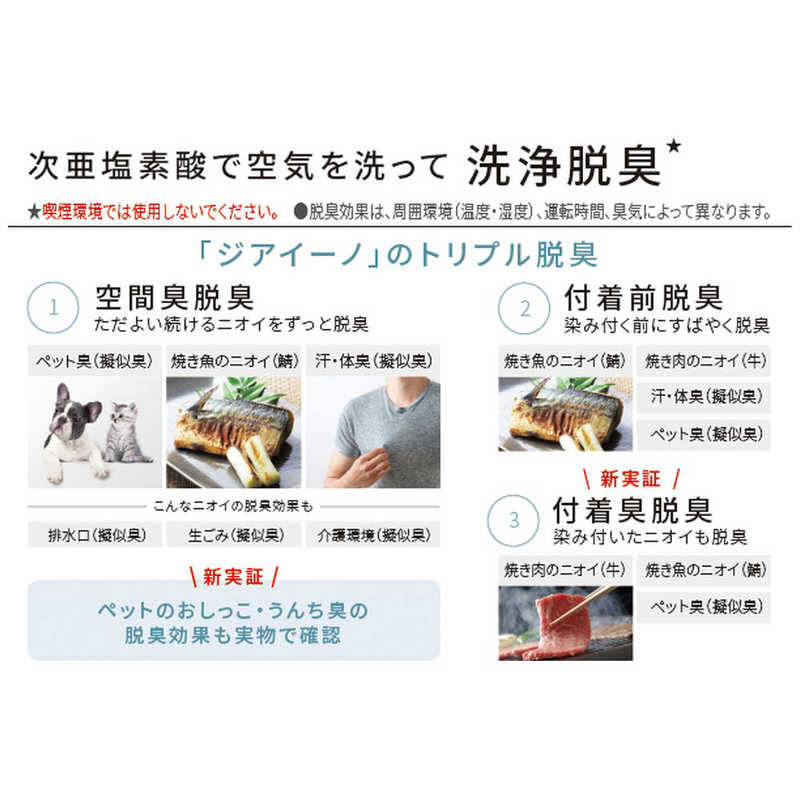 Panasonic 次亜塩素酸 空間除菌脱臭機 ziaino F-MV5400-SZ