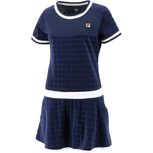 楽天市場 ダイワボウアドバンス フィラ Fila レディース テニスウェア ワンピース フィラネイビー Vl2238 価格比較 商品価格ナビ