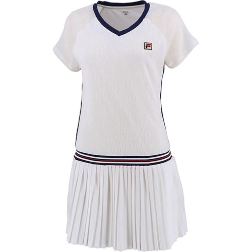 楽天市場 ダイワボウアドバンス フィラ Fila レディース テニスウェア ワンピース ホワイト Vl2328 01 価格比較 商品価格ナビ