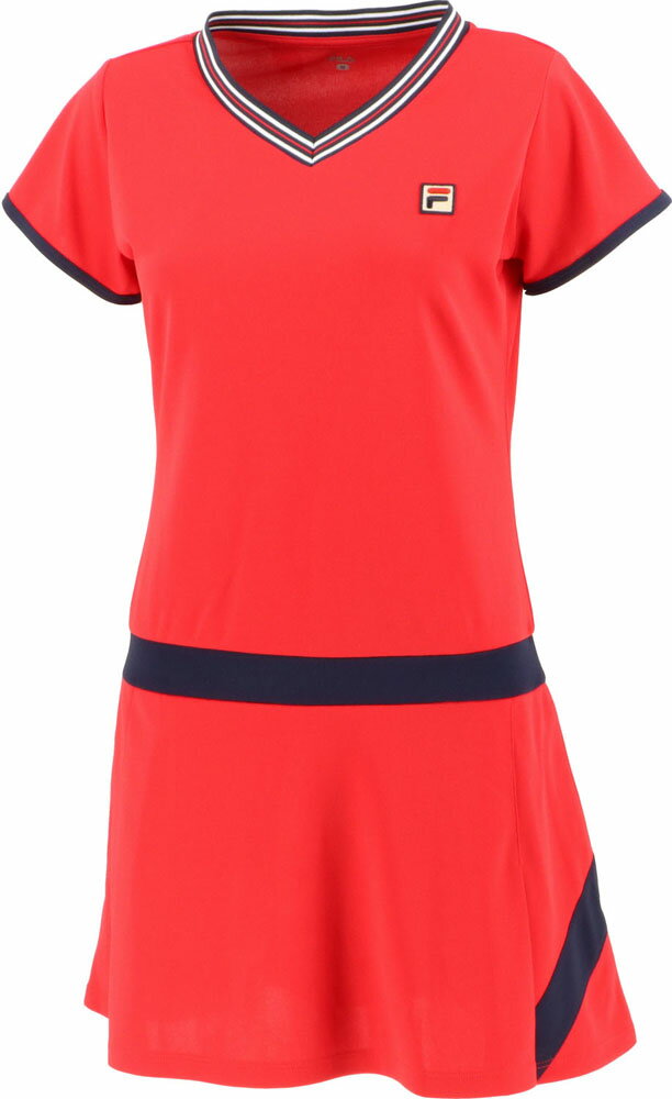品質は非常に良い ワンピース レディース Fila 送料無料 サイズ L Vl2369 11 カラー フィラレッド レディースウエア Www Azusa Denki Co Jp