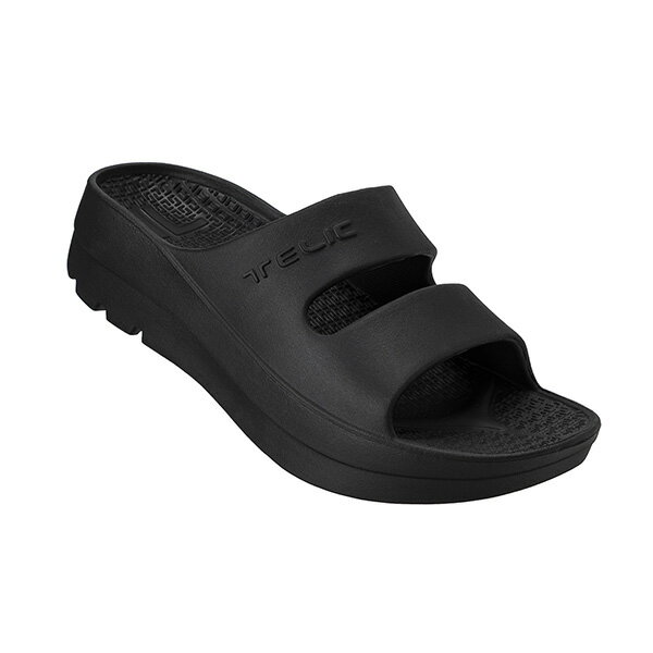 W-STRAP-BK-S TELIC リカバリーサンダル Black・サイズ：S 23-23.5cm テリック W-STRAP