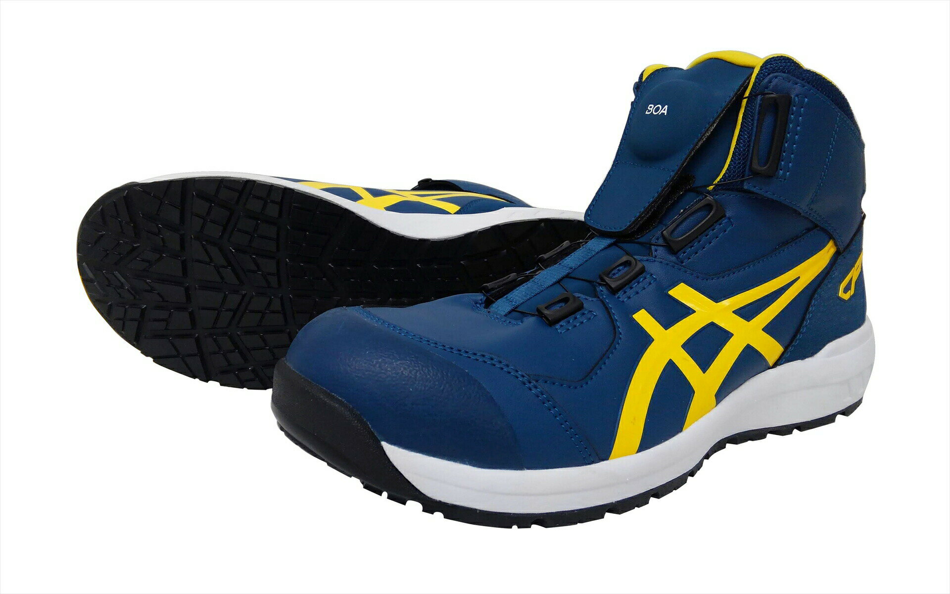 楽天市場】アシックス アシックス asics ウィンジョブCP304 BOAマコブルー ブライトイエロー 27．5cm 1271A030.400-27.5  | 価格比較 - 商品価格ナビ