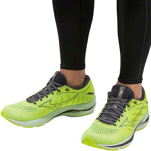 【楽天市場】美津濃 MIZUNO メンズ ランニングシューズ ウエーブライダー25 スーパーワイド WAVE RIDER 25 SW ライム×