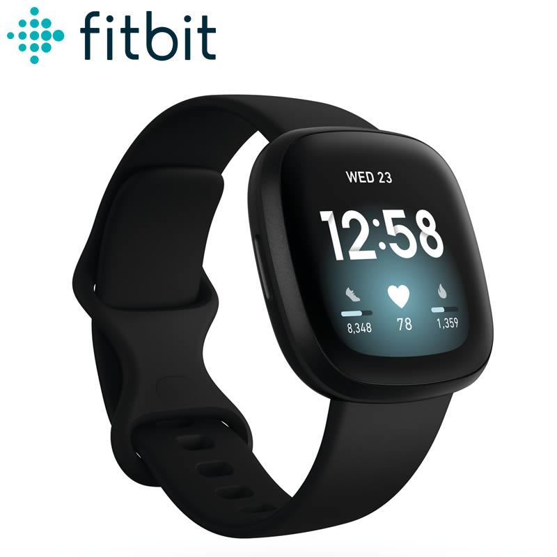 楽天市場】Fitbit スマートウォッチ VERSA 3 BLACK/BLACK FB511BKBK 