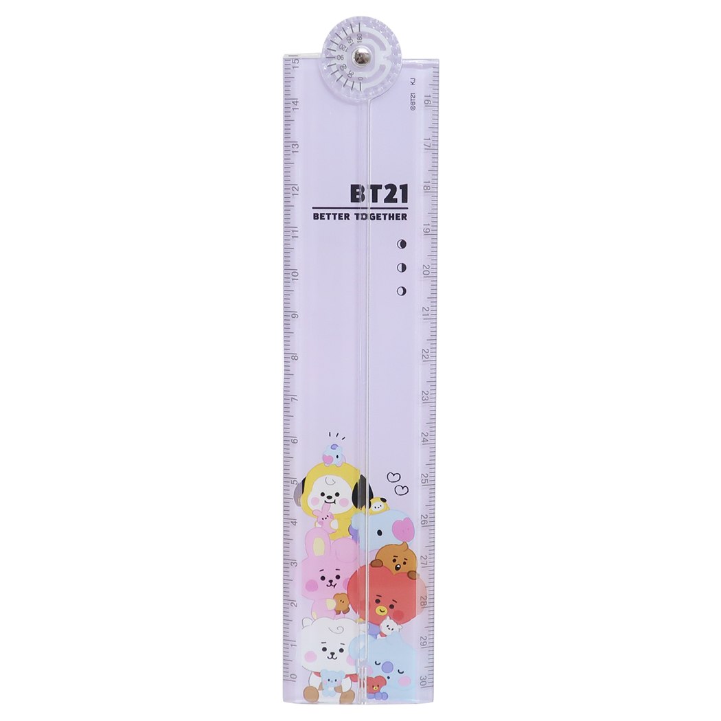 楽天市場】カミオジャパン BT21 分度器折り定規 203735 | 価格比較 - 商品価格ナビ