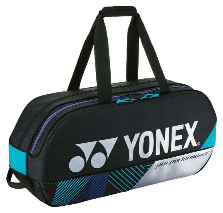 YONEX BAG2402R ブラックシルバー Amazon.com : YONEX Tennis Badminton Racket Bag, Holds 6