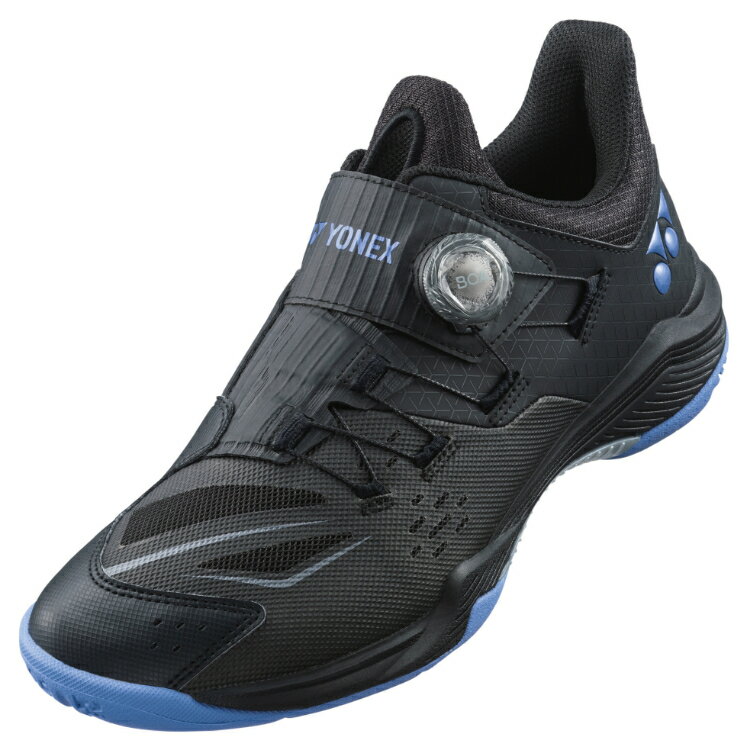 YONEX バドミントンシューズ SHB66Z ブラック/ブルー YONEX バドミントンシューズ 2Eスリム設計 メンズ レディース