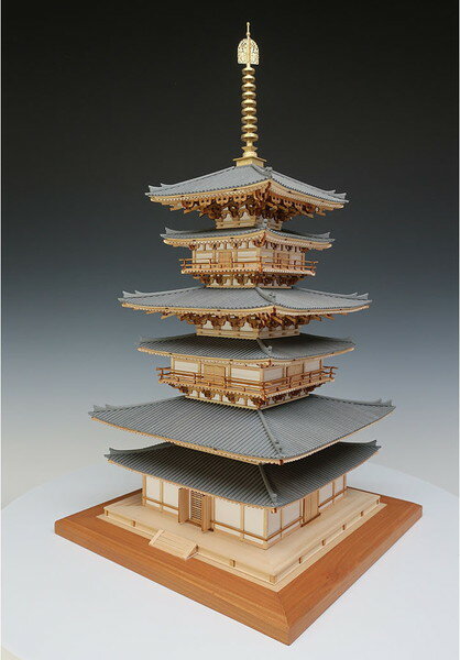 フジミ　国宝　薬師寺 東塔　ゴールド プラモデ　1/100 寺院　建築物 Amazon.co.jp: フジミ1 100 国宝 薬師寺 東塔 ゴールド