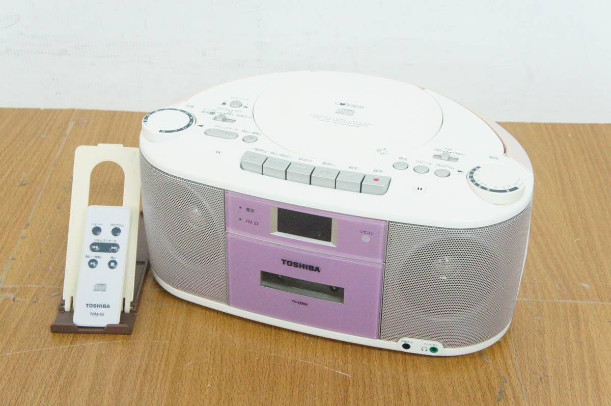 TOSHIBA TY-CDS5(S) 東芝　CDラジオカセットレコーダー　軽量