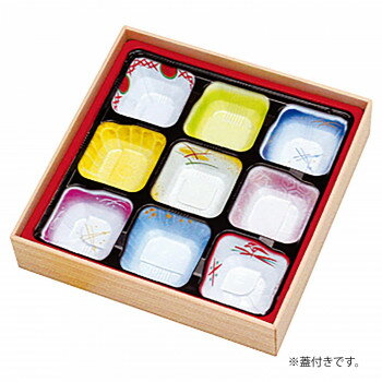 仕出し容器 彩折 W-90-60(T-90-60-F柄付) 80セット