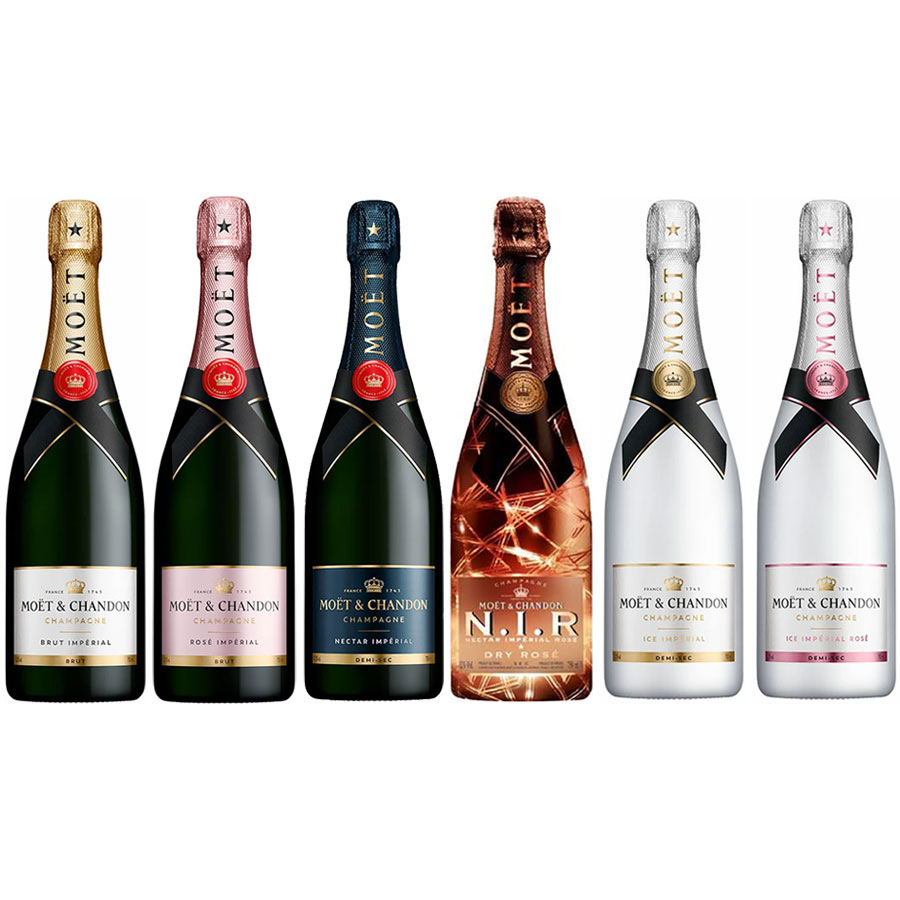 モエ・エ・シャンドン ブリュット・ロゼのボトルとボックスのイメージ